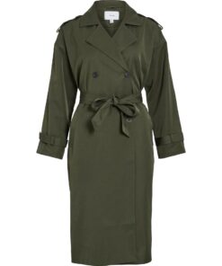Viaddison Long Trenchcoat Deep Depths