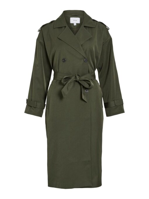 Viaddison Long Trenchcoat Deep Depths
