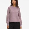Vinikolina O-Neck Knit Top Toadstool