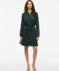 Vifalia L/S Dress Scarab