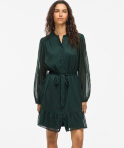 Vifalia L/S Dress Scarab
