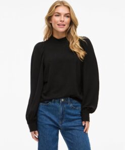 Vipallas High Neck Top Black