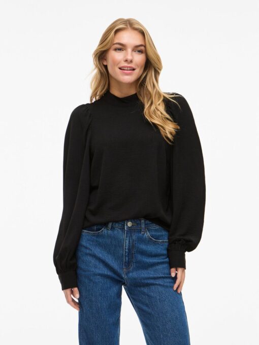Vipallas High Neck Top Black