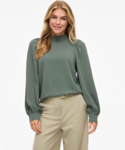Vipallas High Neck Top Laurel Wreath