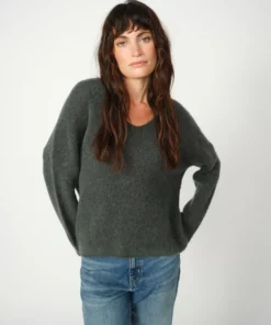 Mos Mosh Thora V-Neck Knit Urban Chic