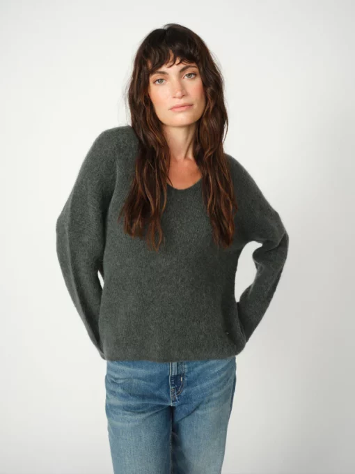 Mos Mosh Thora V-Neck Knit Urban Chic