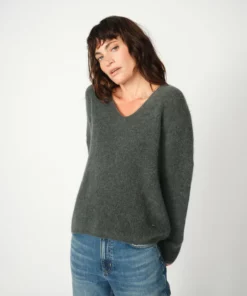 Mos Mosh Thora V-Neck Knit Urban Chic