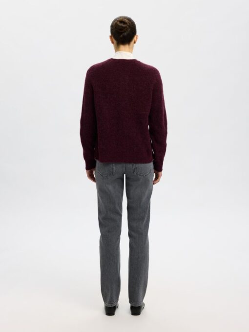 Selected Femme Lulu Short Cardigan Fig