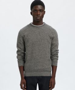Selected Homme Ross Crew Neck Knit Black