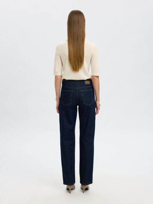 Slhthea 2/4 Merino Collar Knit Snow White