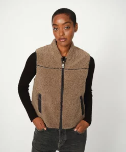 Mos Mosh MMRowe Teddy Waistcoat Falcon