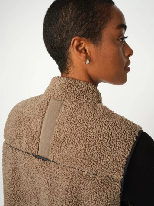 Mos Mosh MMRowe Teddy Waistcoat Falcon