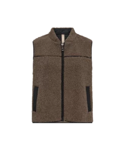 Mos Mosh MMRowe Teddy Waistcoat Falcon