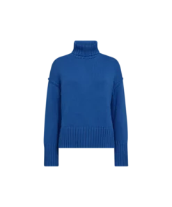 Mos Mosh MMRola Bine Rollneck Knit Blue Lolite