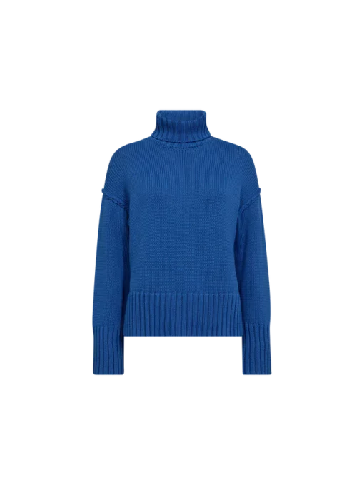 Mos Mosh MMRola Bine Rollneck Knit Blue Lolite