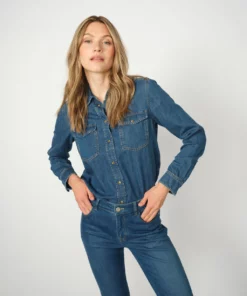 Mos Mosh MMNatalie Denim Shirt Blue