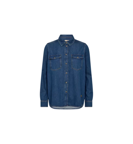 Mos Mosh MMNatalie Denim Shirt Blue