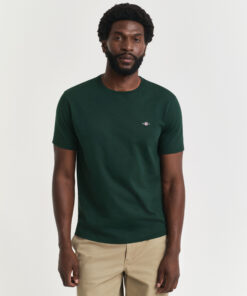 Gant Shield SS T-shirt tartan Green