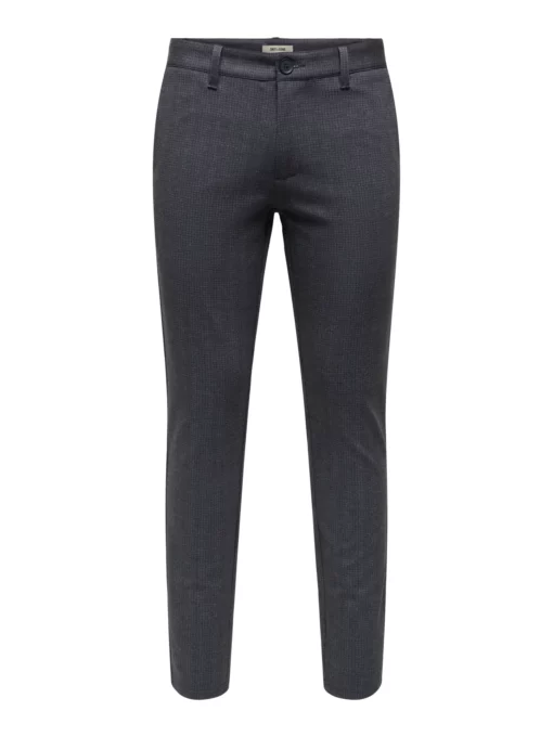 Onsmark Slim Check Pants Blue
