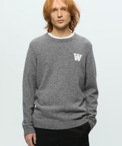 WWTay Lambswool Pullover Light Grey Melange