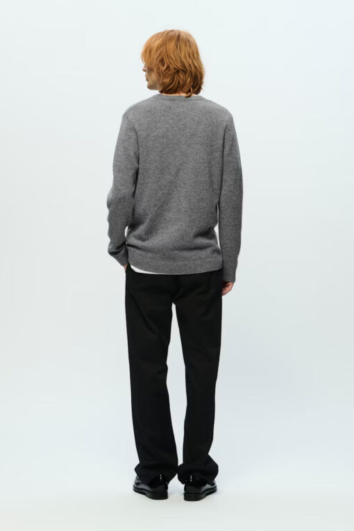 WWTay Lambswool Pullover Light Grey Melange