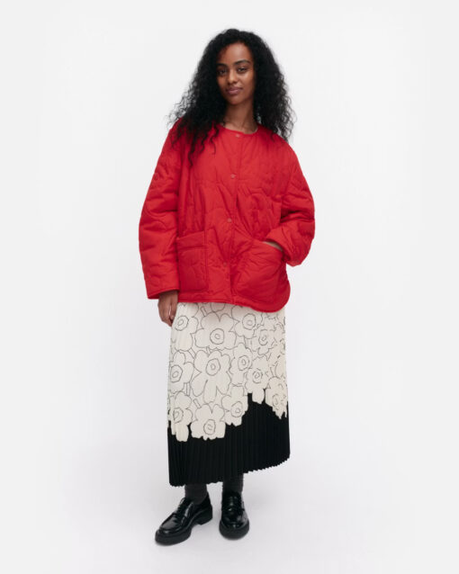 Marimekko  Kapseli Piirto Unikko Jacket Red
