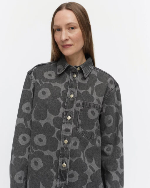 Marimekko  Maridenim Vaihe Unikko Shirt Grey