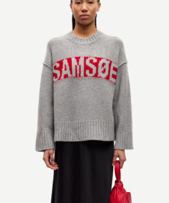 Samsøe Samsøe Sakeiku Samsøe Sweater Grey Melange