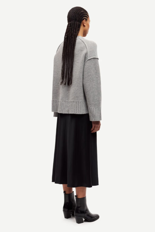 Samsøe Samsøe Sakeiku Samsøe Sweater Grey Melange