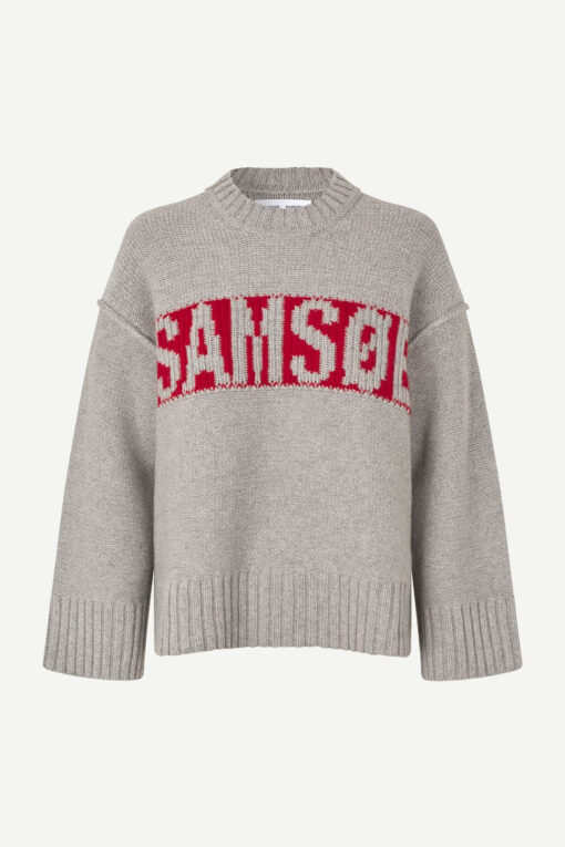 Samsøe Samsøe Sakeiku Samsøe Sweater Grey Melange