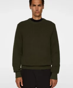 J.Lindeberg Oliver Structure Sweater Forest Green