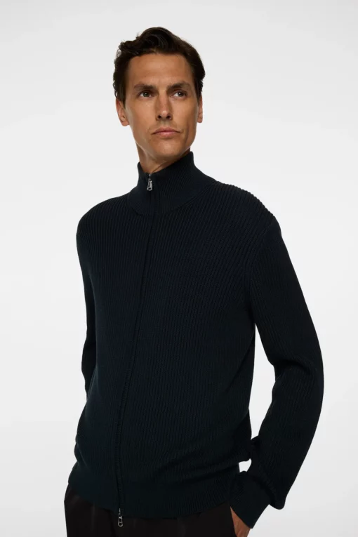 J.Lindeberg Alexis Full Zip Cardigan JL Navy
