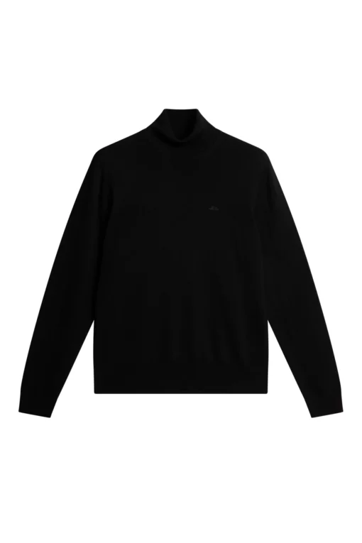 J.Lindeberg Kaden Merino Turtle Neck Black