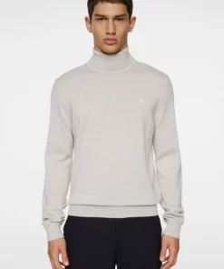 J.Lindeberg Kaden Merino Turtle Neck Moonbeam