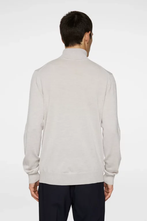 J.Lindeberg Kaden Merino Turtle Neck Moonbeam