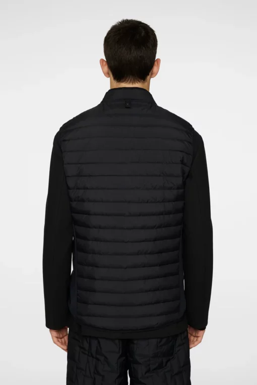 J.Lindeberg Pace Down Liner Vest Black