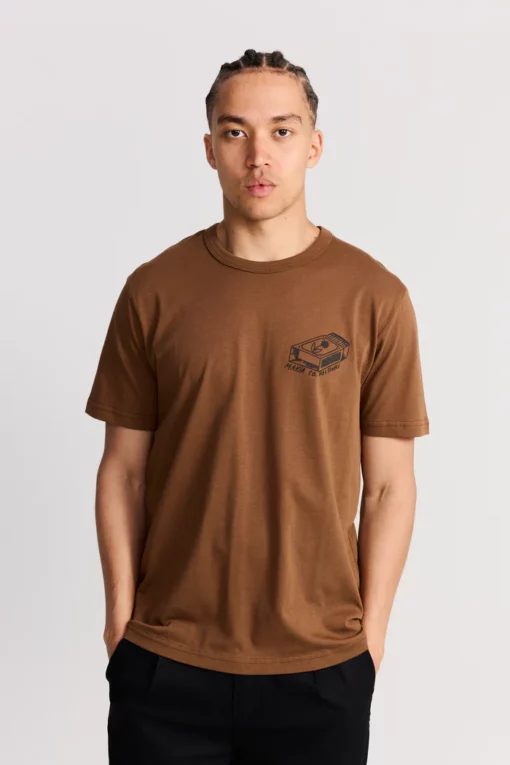 Makia Sauna T-Shirt Sepia