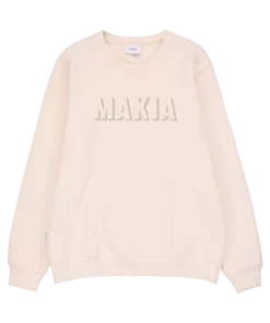 Makia Shadow Sweatshirt Natural White