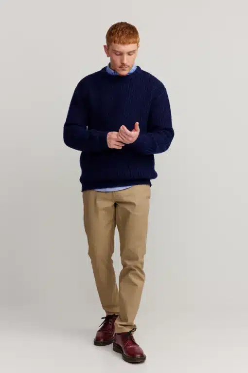 Makia Helm Knit Dark Navy