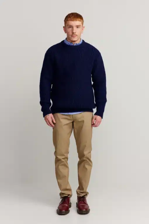 Makia Helm Knit Dark Navy