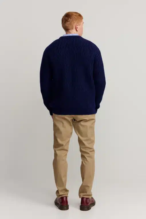 Makia Helm Knit Dark Navy
