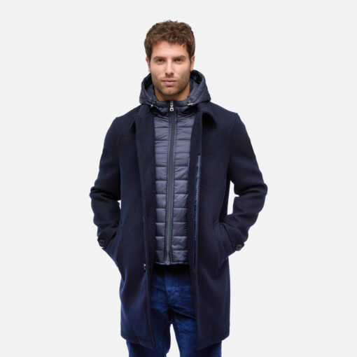 Geoxx Monreale Long Coat Sky Captain