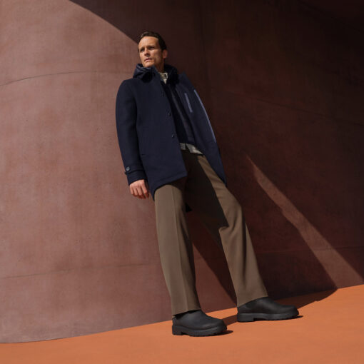 Geoxx Monreale Long Coat Sky Captain
