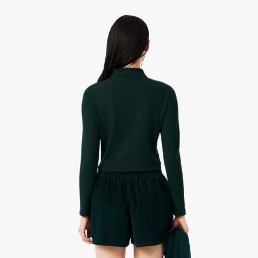 Lacoste Slim Fit L.12.D Stretch Piqué Polo Shirt Sinople Green