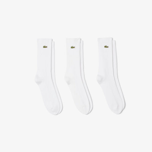 Lacoste 3-Pack Sport Socks White