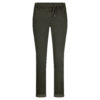 Red Button Tessy Slubtwill Pants Dark Green