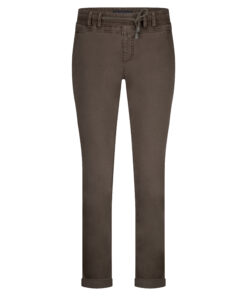 Red Button Tessy Slubtwill Pants Mud