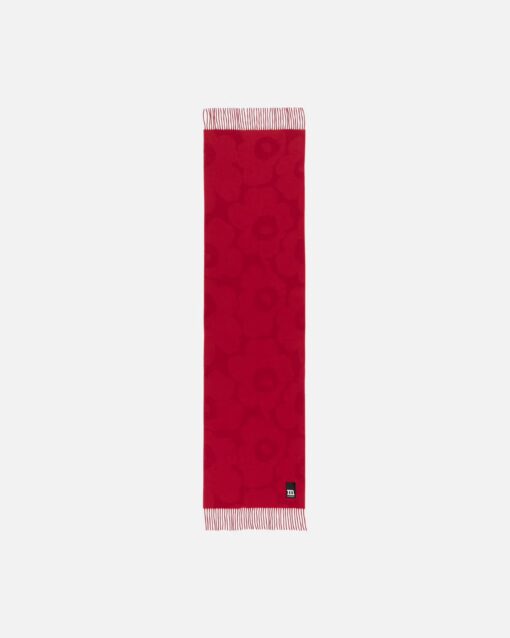 Marimekko Identtinen Unikko Scarf Red