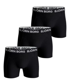 Björn Borg Cotton Stretch Boxers 3-pack Black