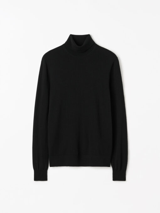 Tiger of Sweden Nevile Turtleneck Wool Sweater Black